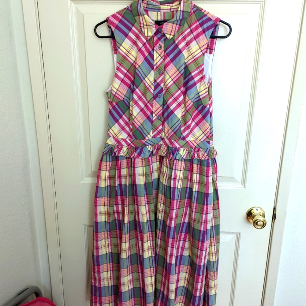 Sleeveless cotton dress